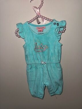 Juicy Couture Turquoise Baby Romper 0-3Months✨